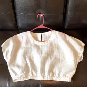 Linen crop top